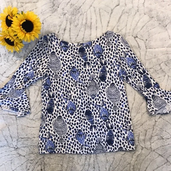 Lilly Pulitzer Fontaine Top - Picture 3 of 7